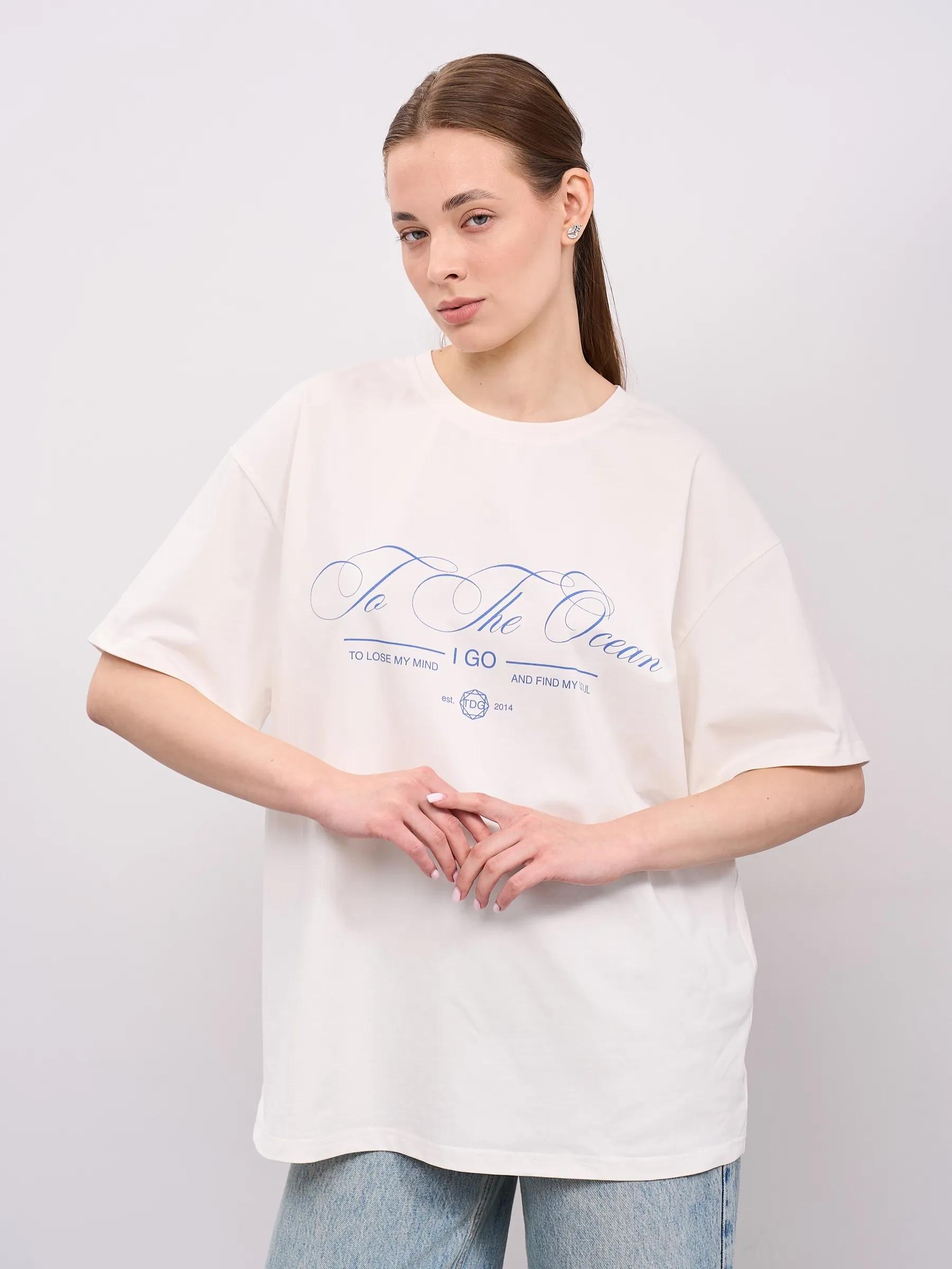 Oversized meme print T-shirt XL