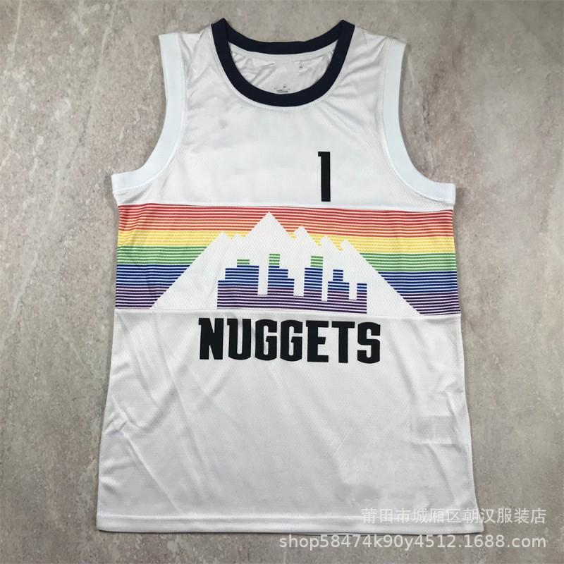 Herren Baumwoll-Basketballtrikot NBA Team City Edition Hitzepressung Benutzerdefinierter Name Nummer