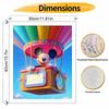 Disney Oil Painting Kit Painting Hot Air Balloon Art Home Bedroom Wall Decor Gift
