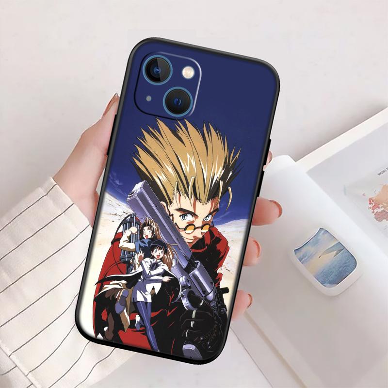 RP72 Trigun stampede New High-End Shell Phone Case for iPhone 16 15 14 13 12 Pro Max Plus Mini