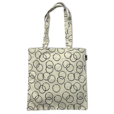 Gussetless Nordic Style Tote Bag RO Tall Flat MODERN [Rootote] (Circle)