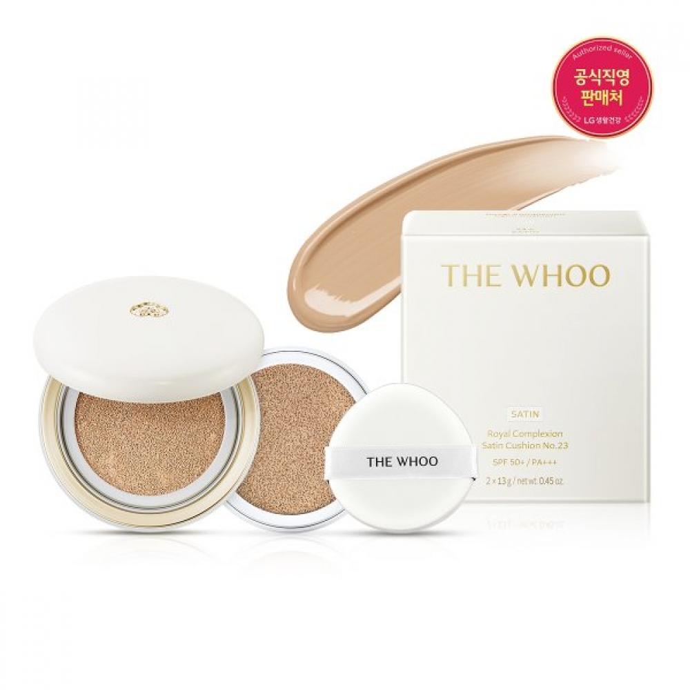 THE WHOO Royal Complexion Satin Cushion Set  Main + Refill 