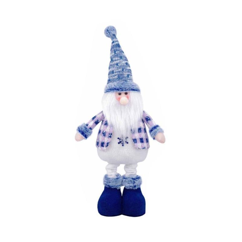 Stretchable Plush Doll Ornament Adjustable Height Telescoping Plush Figure Christmas Decoration for Living Room Bedroom