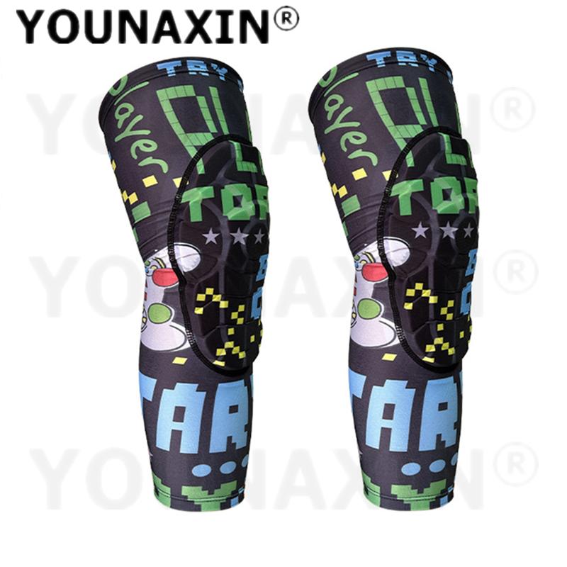 

1 пара унисекс наколенников для бега, детские, баскетбольные, футбольные, бейсбольные, для велоспорта, спортивная поддержка, коленная чашечка YXL