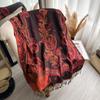 Women Scarf Luxury Bohemian Style Shawl Jacquard Paisley Pattern Designer Tassel Blanket Design Lady Muslim Hijab Pashmina