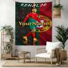 Cristiano Ronaldo Custom Jouw Naam Muurdecoratie Wandkleed Kunst Voor Huisdier Herdenking Verjaardag Bruiloft Feest Achtergrond Familiecadeau