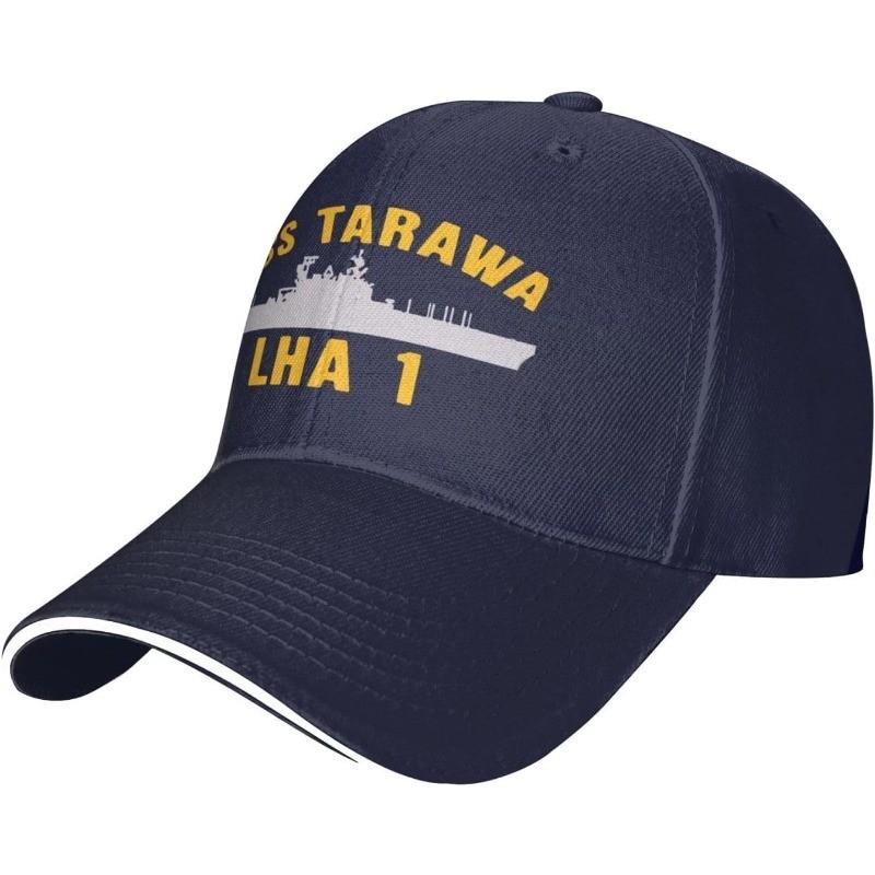 USS Tarawa LHA  Ship Silhouette Baseball Cap Adult Polyester Adjustable Casual Sun Protection Hat Adjustable