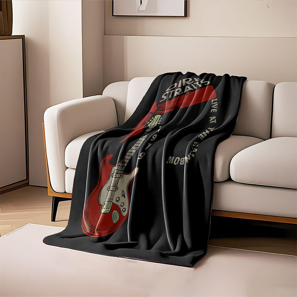 Dire Straits Guitar Blanket for all seasons blanket lunch break throw gift