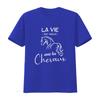 Womens Life Is Better With Horses T Shirt Black Medium vintage Washed Slightly Casual Top For Everyday Wear streetwear graphic
