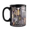 Trendy Creative Mechanic Toolbox Pattern Mug 350ml Heat-resistant Ceramic Coffee Cup Novelty Anti Scalding Tea Cup For Mechanics
