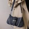 2026 Trendy Denim Single Shoulder Chain Bag - Versatile High-Quality Texture for Commute or Underarm Carry