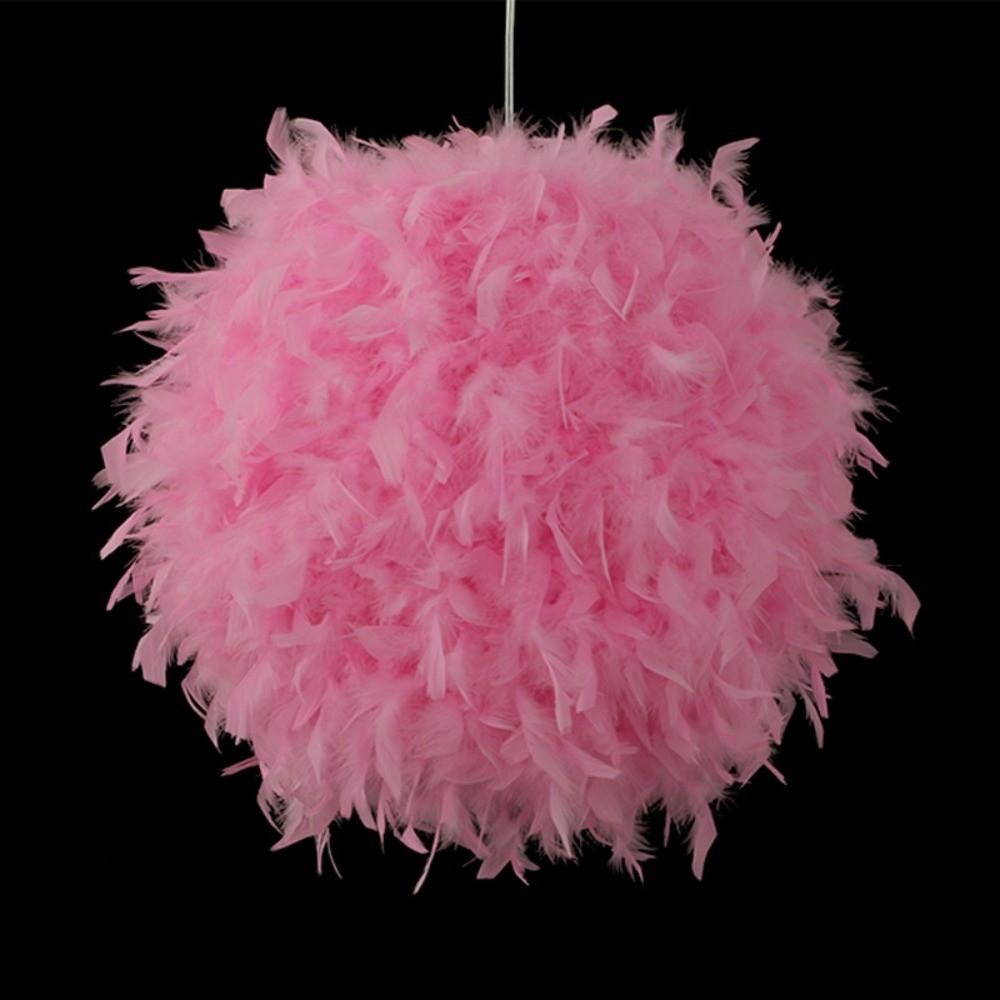 Fluffy Feather Design Feather Pendant Light Feather Chandelier  Children s Bedroom