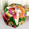 1pc Doremi Fairy Outdoor Umbrella - Automatic Opening/Closing, Portable 3-Fold Design, 8-Bone Iron Frame, Perfect Gift for Fans, Travelers, Daily Use,