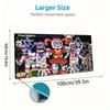 Freddy Nights Color Mouse Pad Large Gaming Table Cushion Non-slip Laptop Tablet Big Mousepad XXL Mat Mini PC Playmat With Lock edge