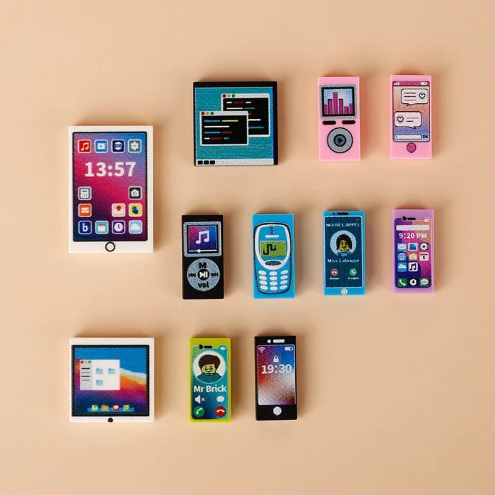 Food Printed Tiles Passport Plane Ticket Building Blocks Sushi Pizza Sound Compass Map Milk Juice Sauce Dessert Bricks Toy