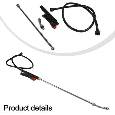Sprayer Wand 29 Inch Stainless Steel with Adjustable Nozzle and Threaded Connector for Efficient Hose Connection