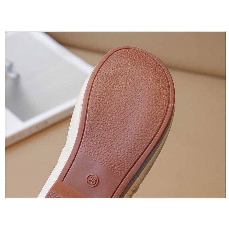 Girls' Leather Shoes Stylish Princess Flats for Girls Soft-Sole Toddler Loafers for Babies & Young Children Cute Girls Shoes