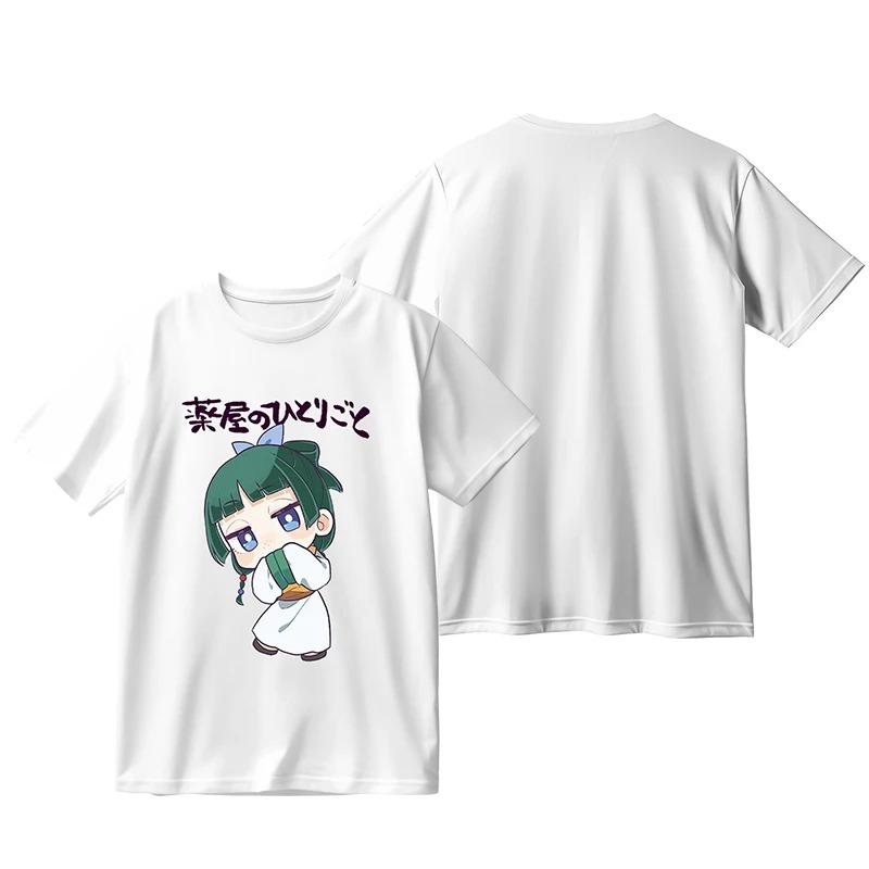 Summer Anime The Apothecary Diaries Oversized T Shirt Women Men O-neck Short Sleeve Funny Tshirt Maomao Cosplay Graphic Tees