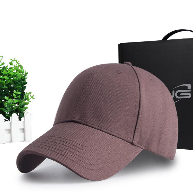 Solid Color Casual Golf Cap - Korean Style Sun Protection Baseball Hat for Men & Women