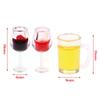 5Pcs 1:12 Dollhouse Miniature Wine Bottle Beer Mug Model Furniture House Decor Toy Scenery Supplies
