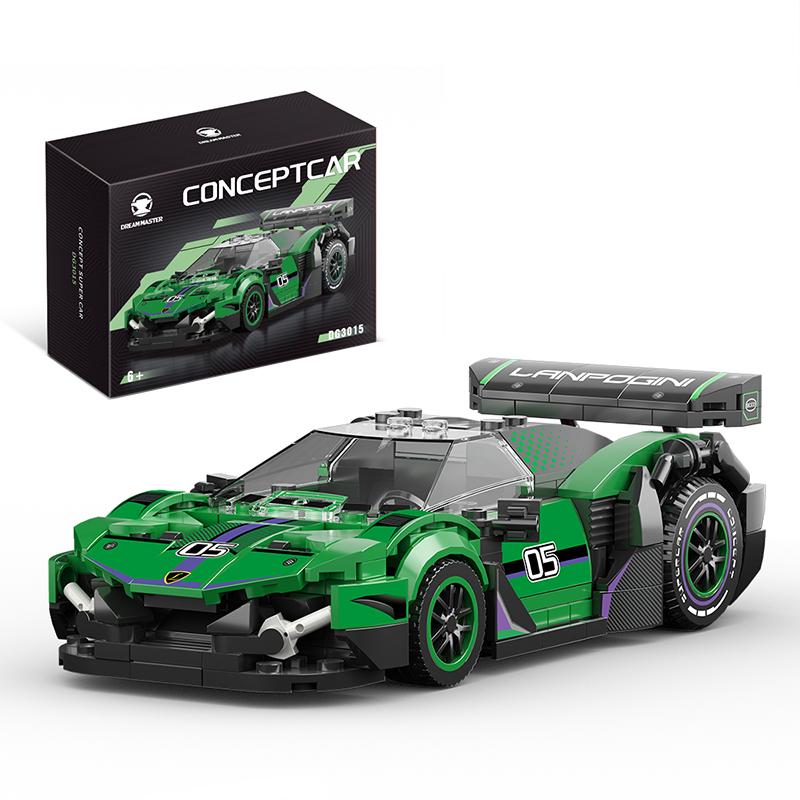 Super Sports Car Building Blocks Car Model Desktop Ornaments City Racing Car Bricks Kids Assembly Toys For Christmas Birthday Gi