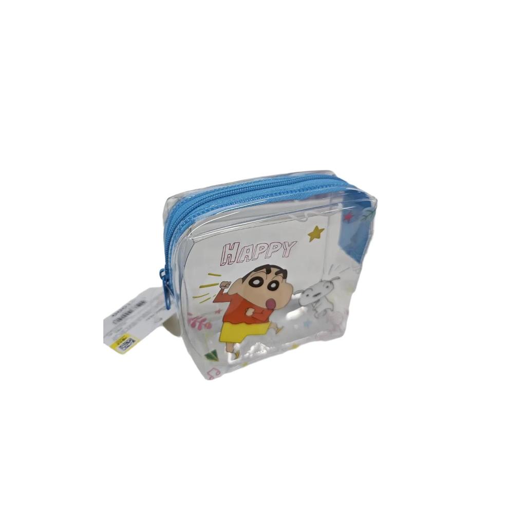 Daiso Korea Crayon Shin-chan Transparent Mini Pouch
