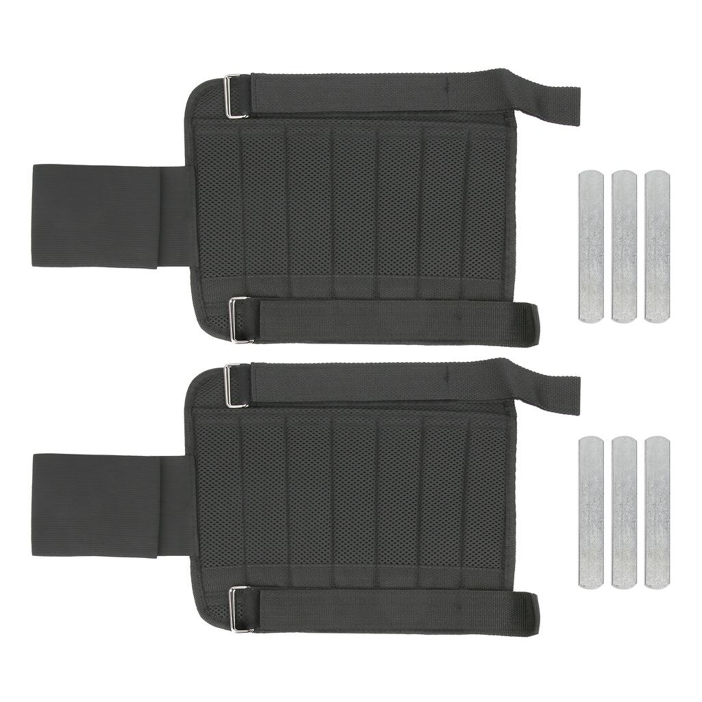 Pair Legging Loading Adjustable 1KG Weighted Steel Exercise Ankle Weight for Fitness Athletic Training