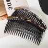 Teeth U Shape Hair Styling Comb Bear Inserted Comb Fresh Fixed Combs  Back Head