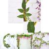 Captivating 2x Artificial Wisteria Flower Vine Offering Timeless Charm For Any Setting