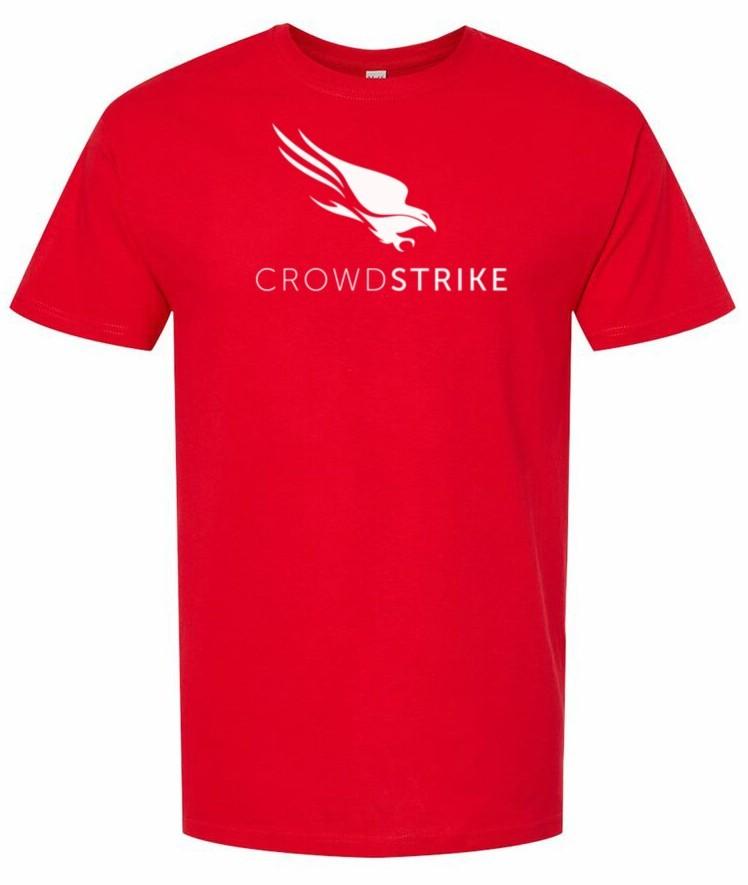 CROWDSTRIKE Cybersecurity Company T-shirt S
