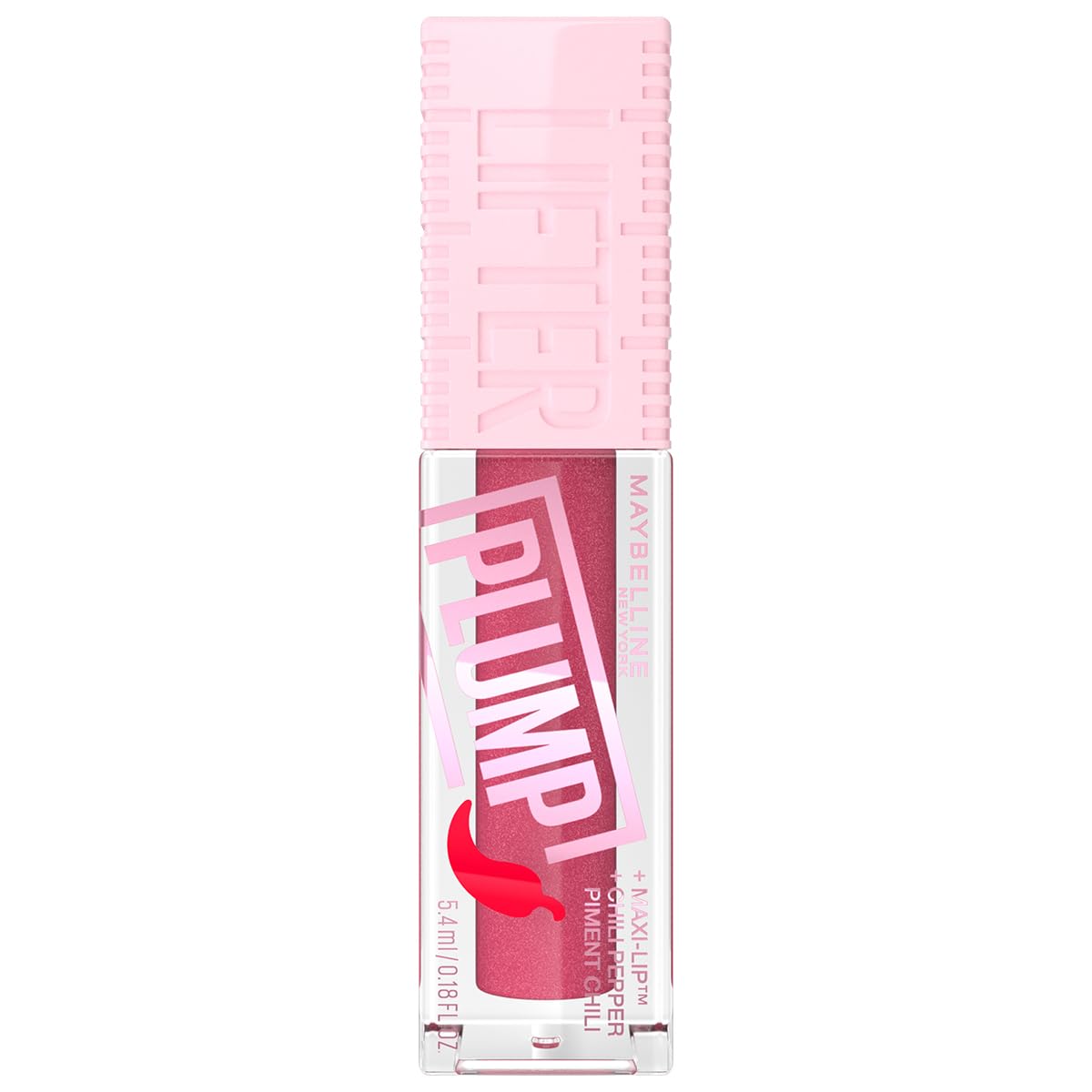 

Maybelline New York Lifter Plump Lip Gloss Mauve Bite 5ml With XL Wand For Glossy Shine Instant Volume And Fuller Looking Lips