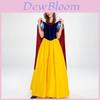 Élégante Robe Blanche-Neige Adulte Costume de Cosplay Pour Événements à Thème Fantastique et Halloween