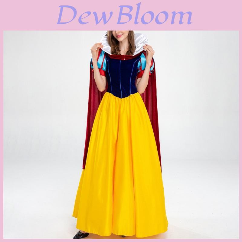 Elegantes Schneewittchen-Kostüm für Erwachsene für Veranstaltungen mit Fantasie-Thema und Halloween