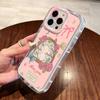 Mobile Phone Cases for iPhone 11 13 XR 15 Pro Max 12 14 Pro Max Case iPhone 16 7 Plus 8 Plus XS Max Cartoon Pattern Anti-drop Protection Shockproof