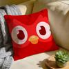 Cushion Cover Washed Linen Soft Breathable Decorative Case for Sofa Home Pillow cover Cute Cartoon Duolingos
