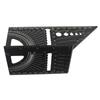 Aluminum Alloy Woodworking Angle Ruler Line Drawing Device Angle Measuring Measure Tool with Gauge Protractor Locator