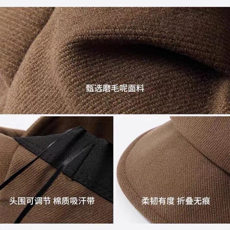 Women S Octagonal Winter Hat Vintage Face Slimming Painter Beret