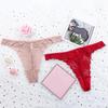 Low Waist Lace Panties Bow Mesh Lace Briefs Sweet Underwear for Women Lady