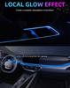 2Pcs Car Interior Lights Decorative Ambient Lamp Neon Atmosphere Light Strip
