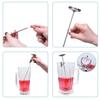 Candy/Deep Fry Thermometer with Instant Read & Pot Clip Stainless Steel Stem Meat Cooking Thermometer Best for Turkey/BBQ/Grill