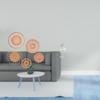 Rattan Woven Wall Art And Modern Dancing Girl Figurine Sculpture for Bedroom Hallway Tea Room Office