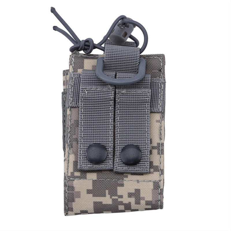 Outdoor Molle Tactical Radio Holder Case Portable Interphone Hanging Bag Magazine Pouch Pocket for Walkie Talkies