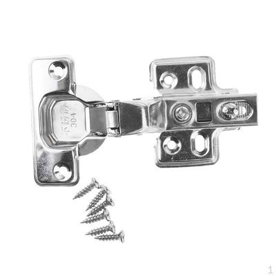 Stainless Damper Buffer Cabinet Cupboard Door Hinge For Furniture Hardware L