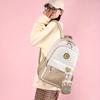 Large Capacity Student Schoolbag Campus Multi-Function Water-Repellent Backpack Women Color Block Backpack