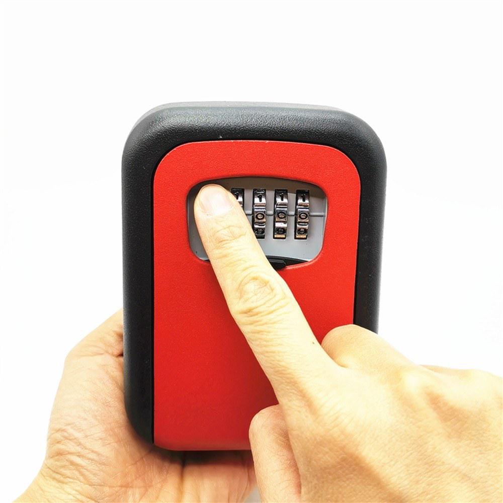 Buy Key Storage Lock Box 4Digit Combination Lock Box Wall Mounted Lock
