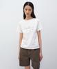 INSILENCE WOMEN Lettering Hotfix T-Shirt White