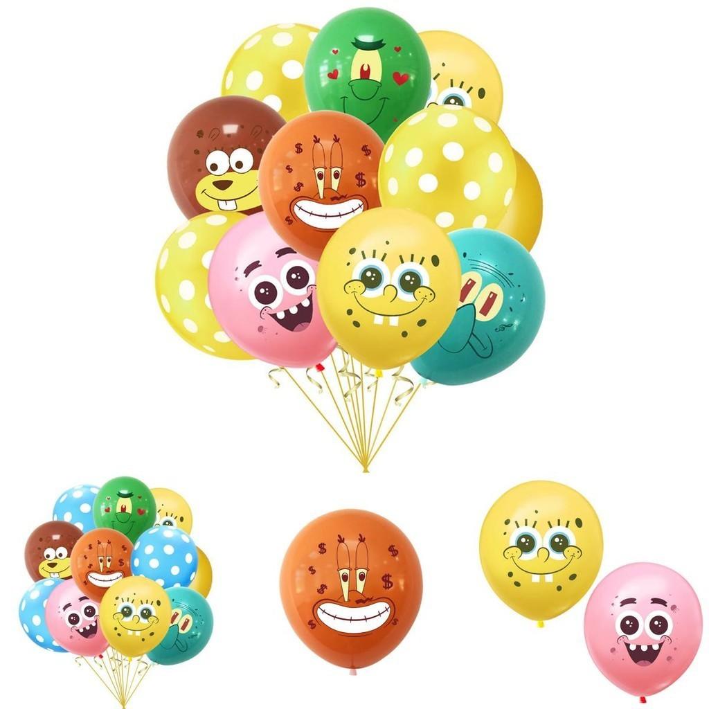 Adorable Spongebob Latex Balloons For Kids Birthday Party And Baby Shower Decorations