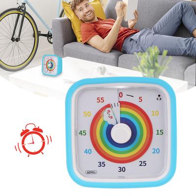 60 Minutes Cute Cartoon Decorative Countdown Timer Alarm Clock Time Management Tool Visual Timer Kids Children Reminder