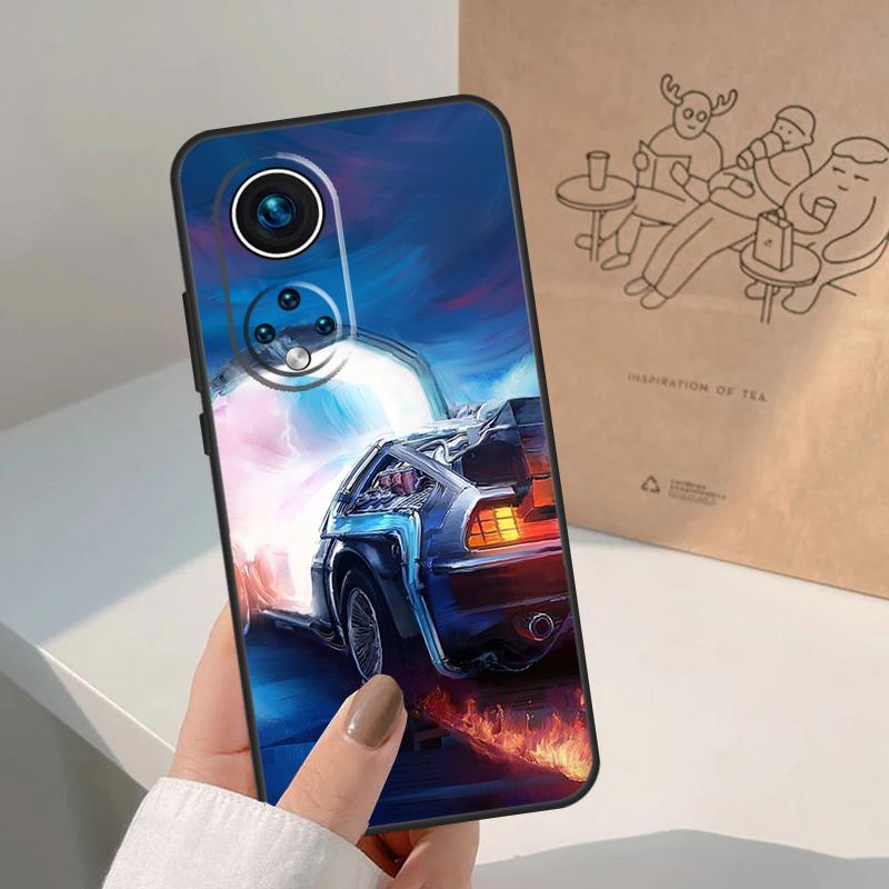 Back To The Future Time Machine For Honor Magic 8 5 6 7 Pro Case For Honor 400 200 Lite 50 70 90 X8c X8b X9a X9b X9c X9d Win