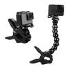 Soporte de Cuello de Cisne con Abrazadera Flexible Jaws para Cámara GoPro Hero 13 12 11 10 9 SJCAM Akaso Insta360 DJI Osmo Action 6/5 PRO/4/3/Nano